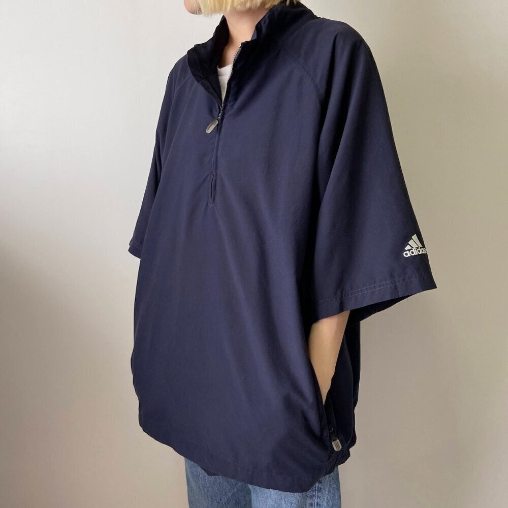 ADIDAS GOLF Mens Climaproof Short Sleeve Wind shirt Jacket Top